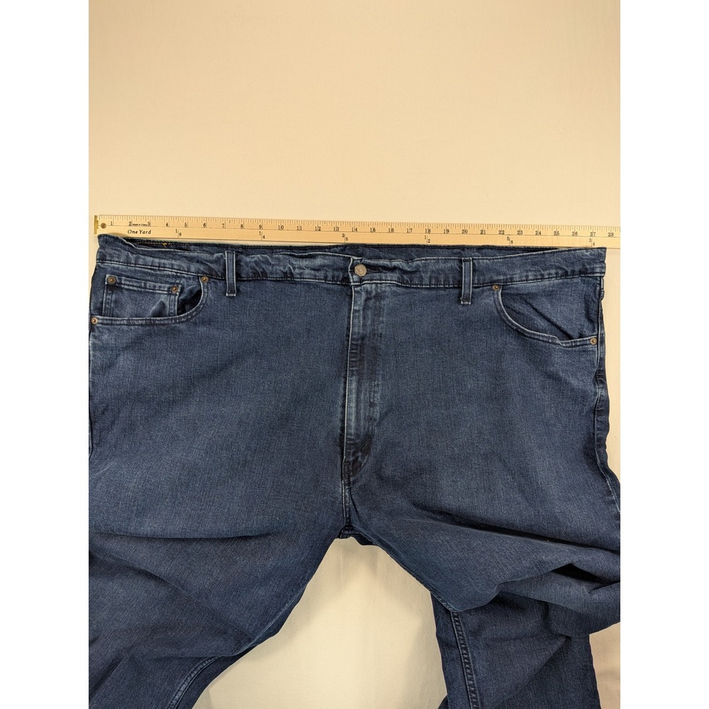 Levi's 559 Jeans Men W56 L30 Blue Denim BIG Stretch Relaxed Classic Straight EUC - Picture 5 of 9